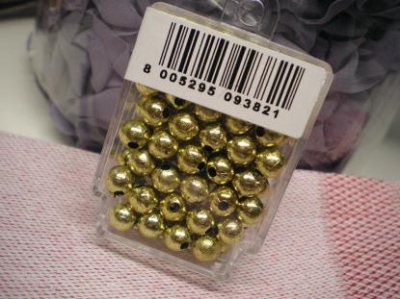 5056061 Perle oro/argento mm.6