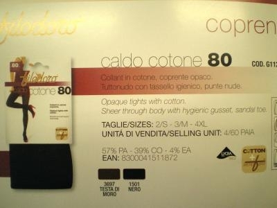 CALDO.COTONE/80 Collant D.